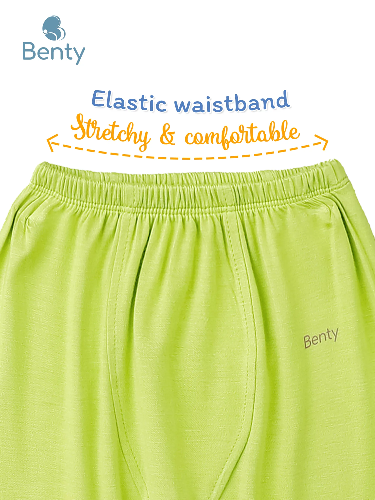 BENTY set long cute plain shoulder-button long for kids