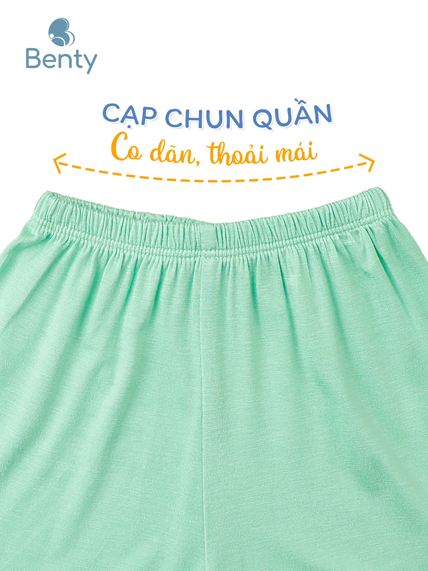 Bộ cộc tay cài vai BENTY họa tiết, đáng yêu cho bé