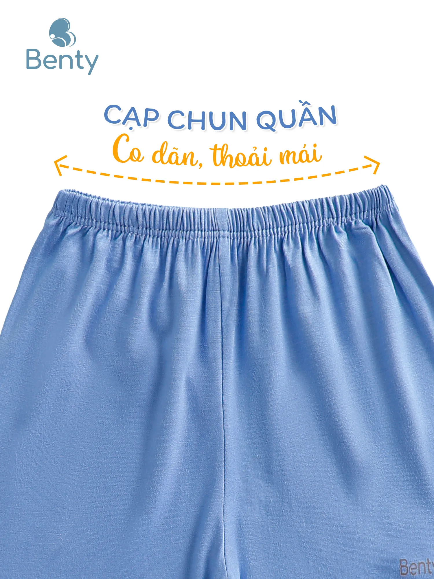 Bộ cộc tay cài vai họa tiết BENTY dễ thương cho bé