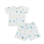 Cộc tay cài vai full họa tiết BENTY chất mềm mát