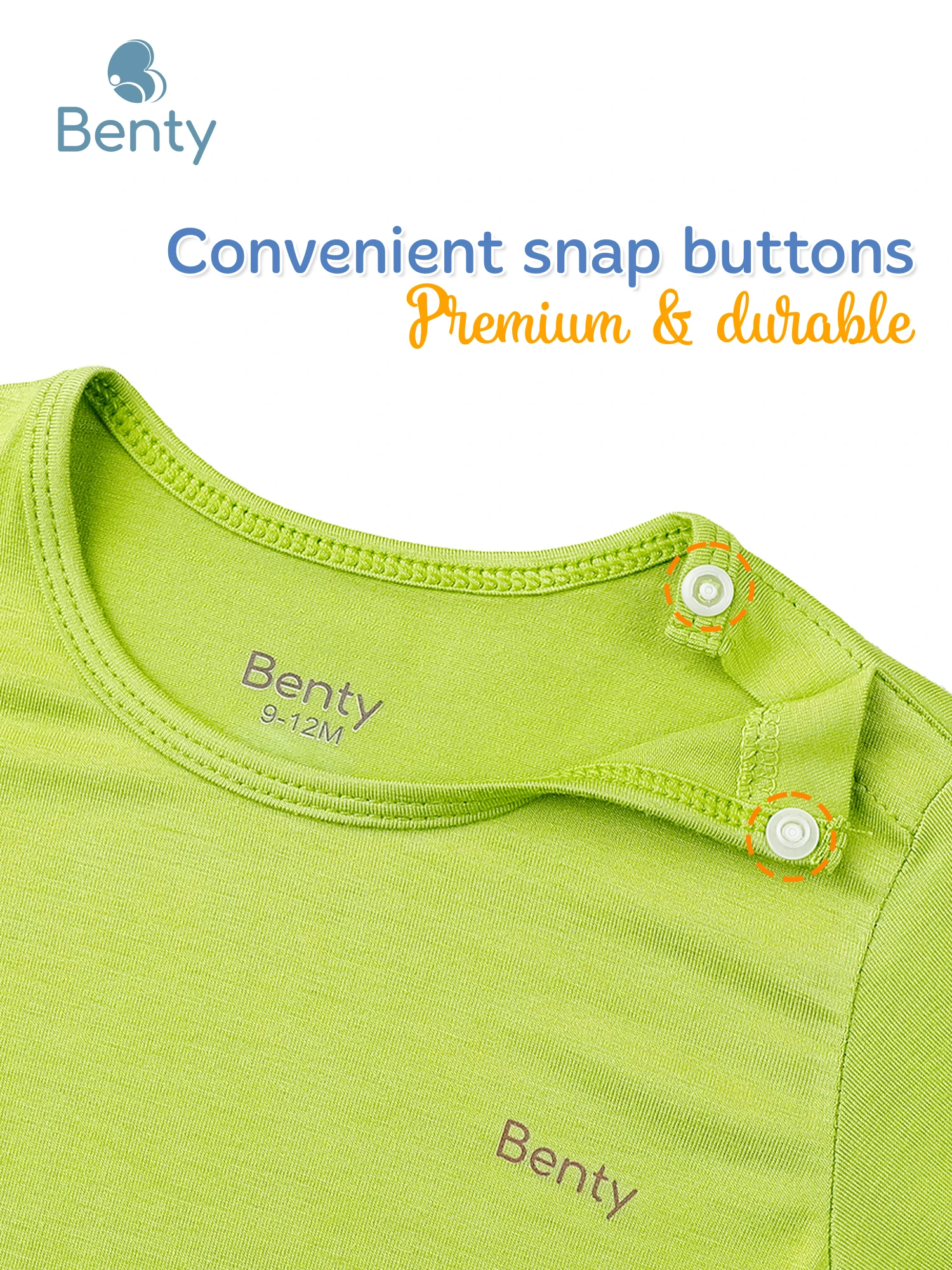 BENTY set long cute plain shoulder-button long for kids