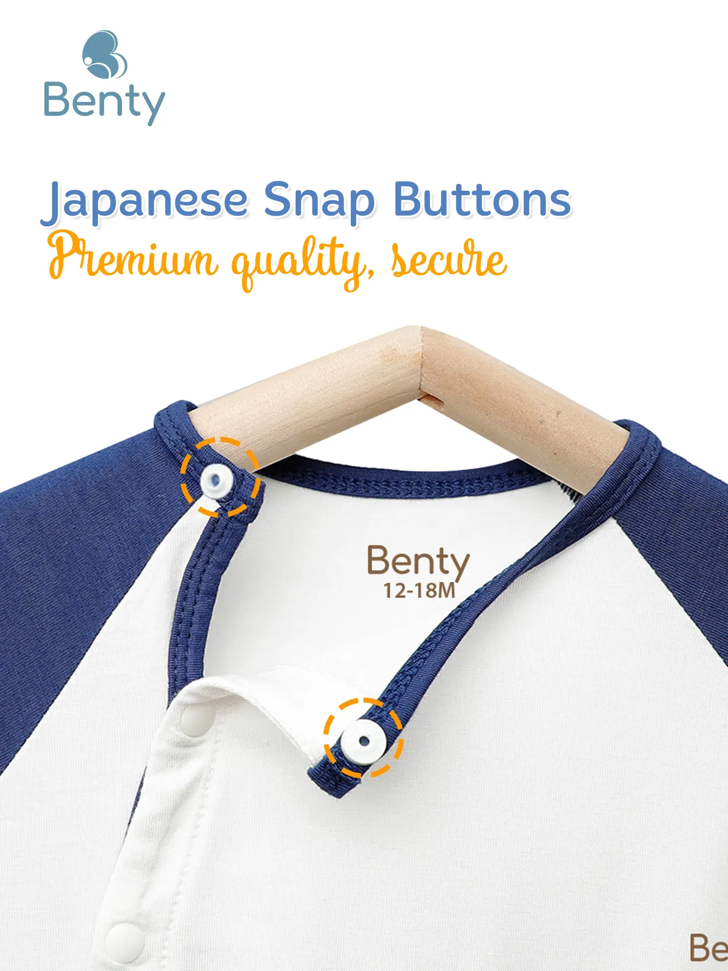 BENTY BT018 short-sleeved bodysuit with side snap closure, printed a cute dog