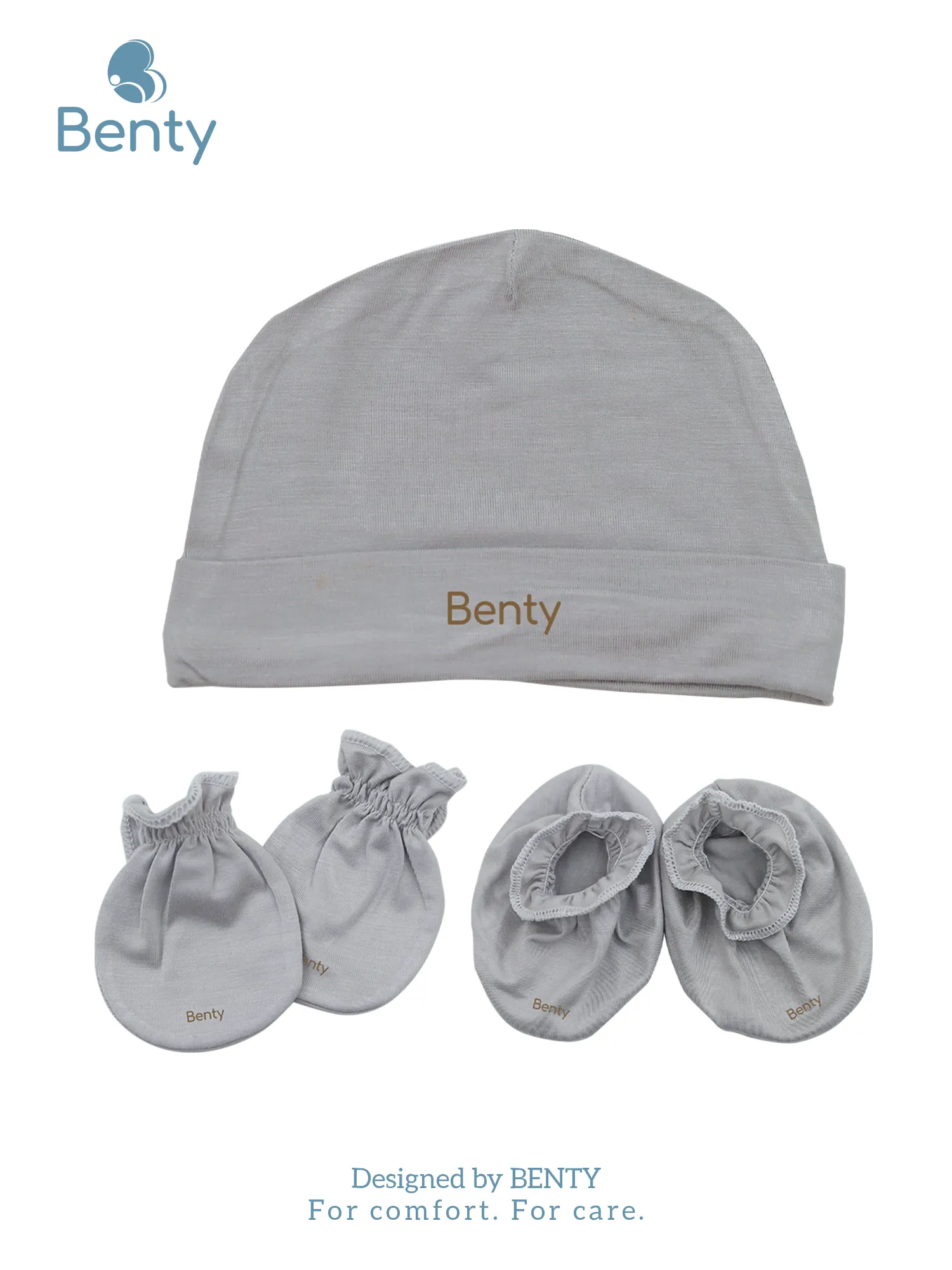 BENTY premium hat, mittens and booties set for kid