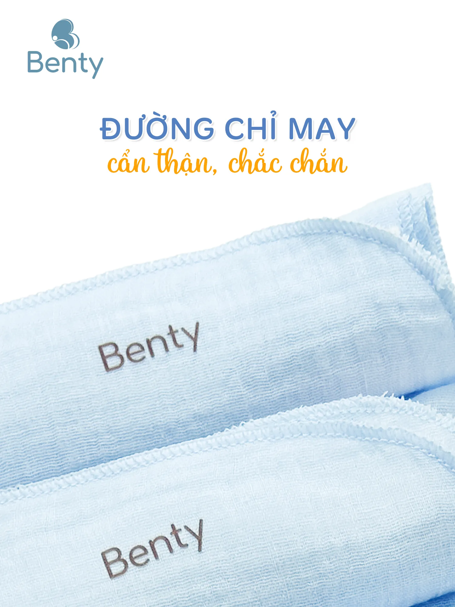 Khăn tắm BENTY thấm hút tốt, combo 2 khăn an toàn cho làn da của bé