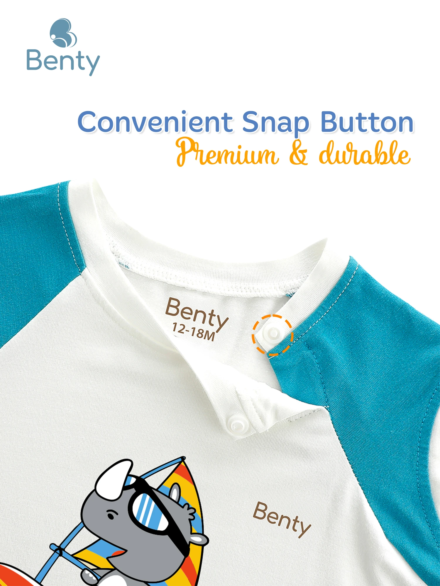BENTY BT125 cute cross tank top set for baby boys and girls
