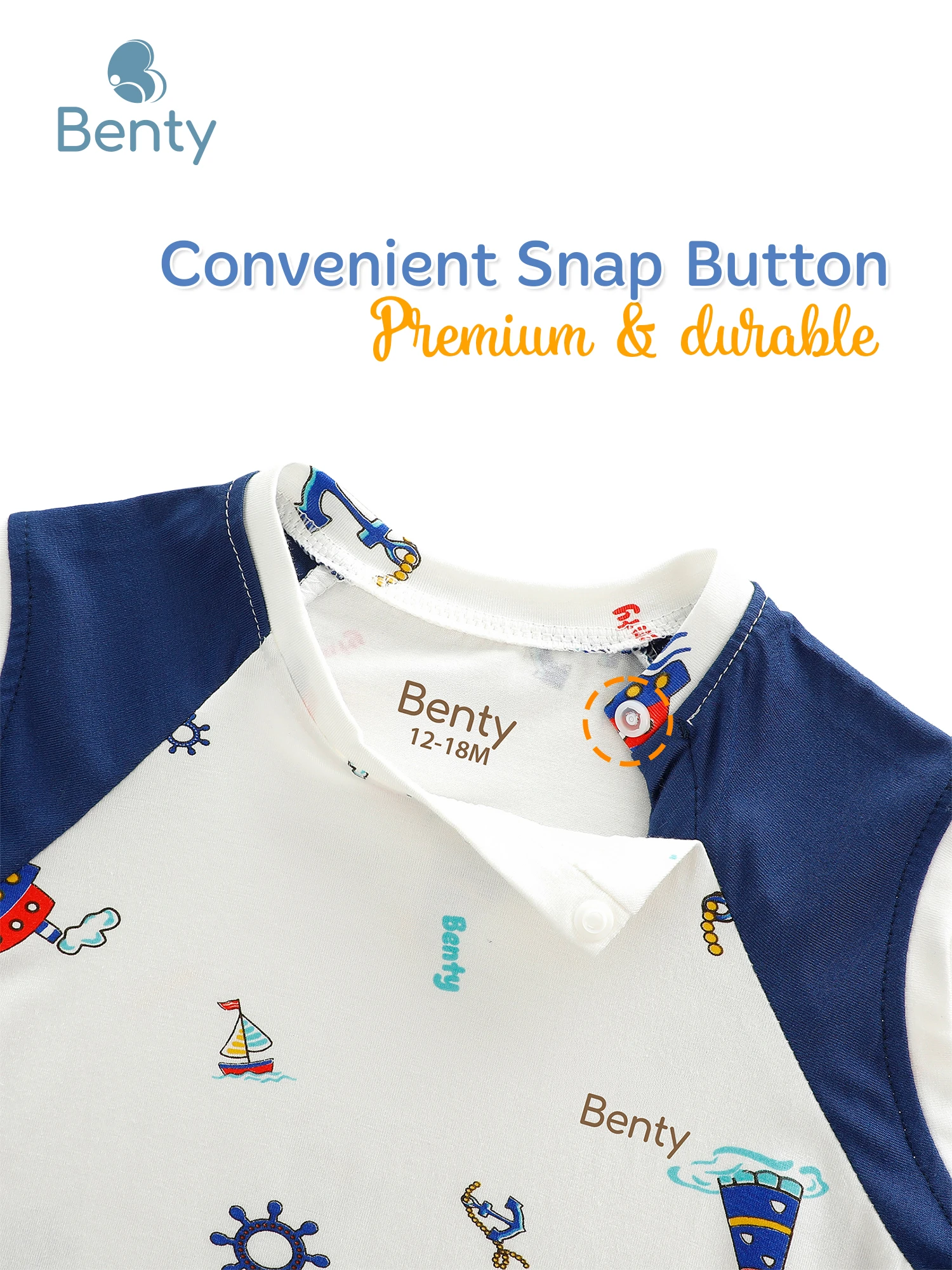 BENTY tank top set snap vignette outfit premium fabric
