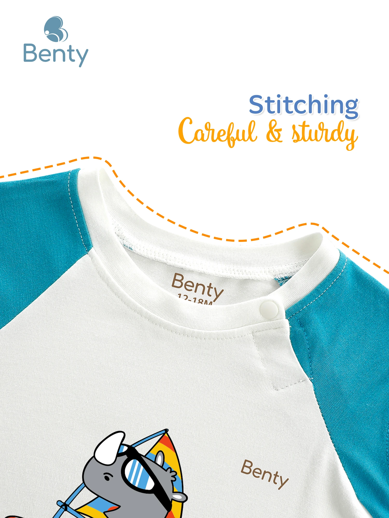 BENTY BT125 cute cross tank top set for baby boys and girls