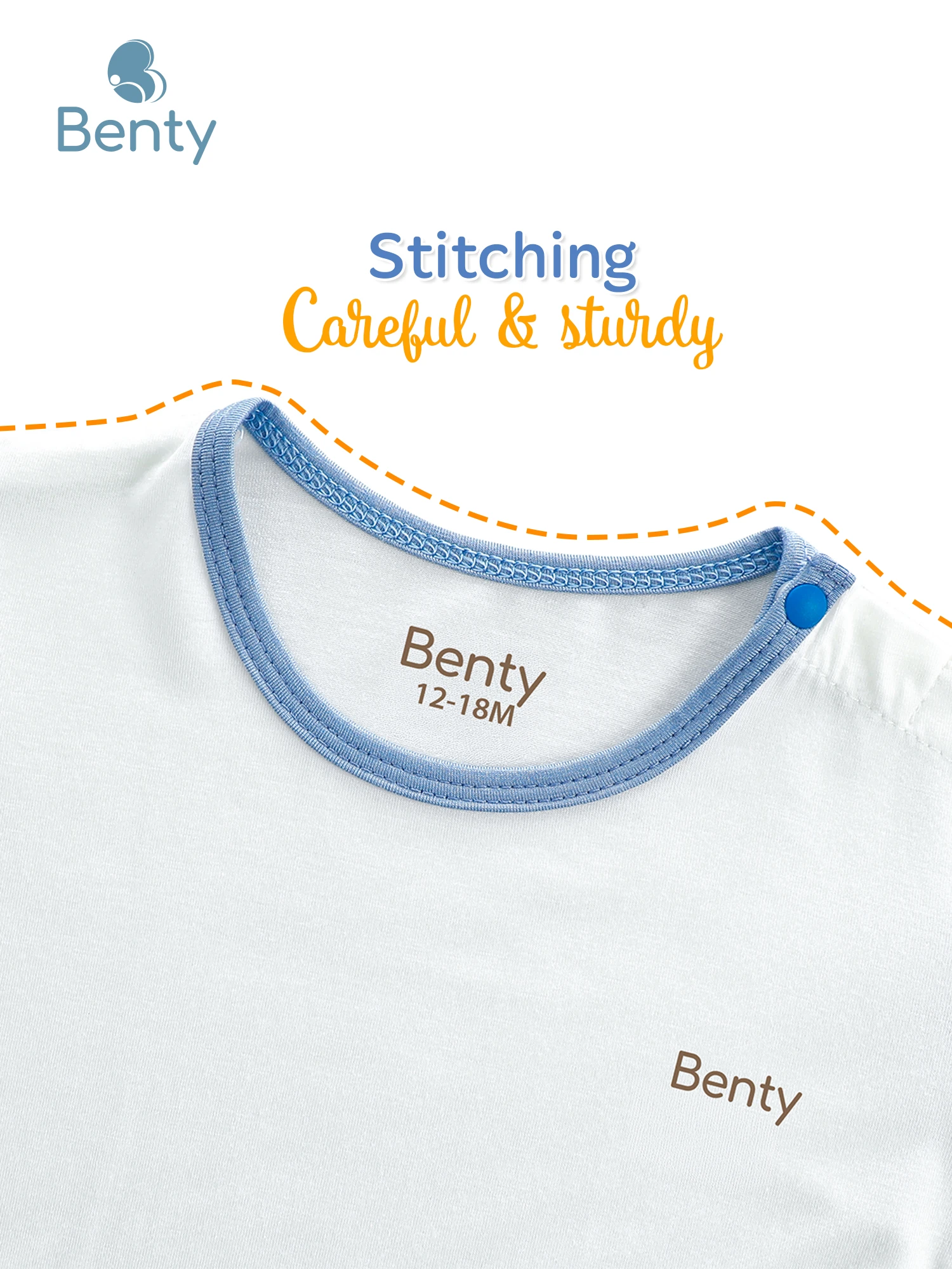 BENTY short sleeve outfit with contrast sleeves soft