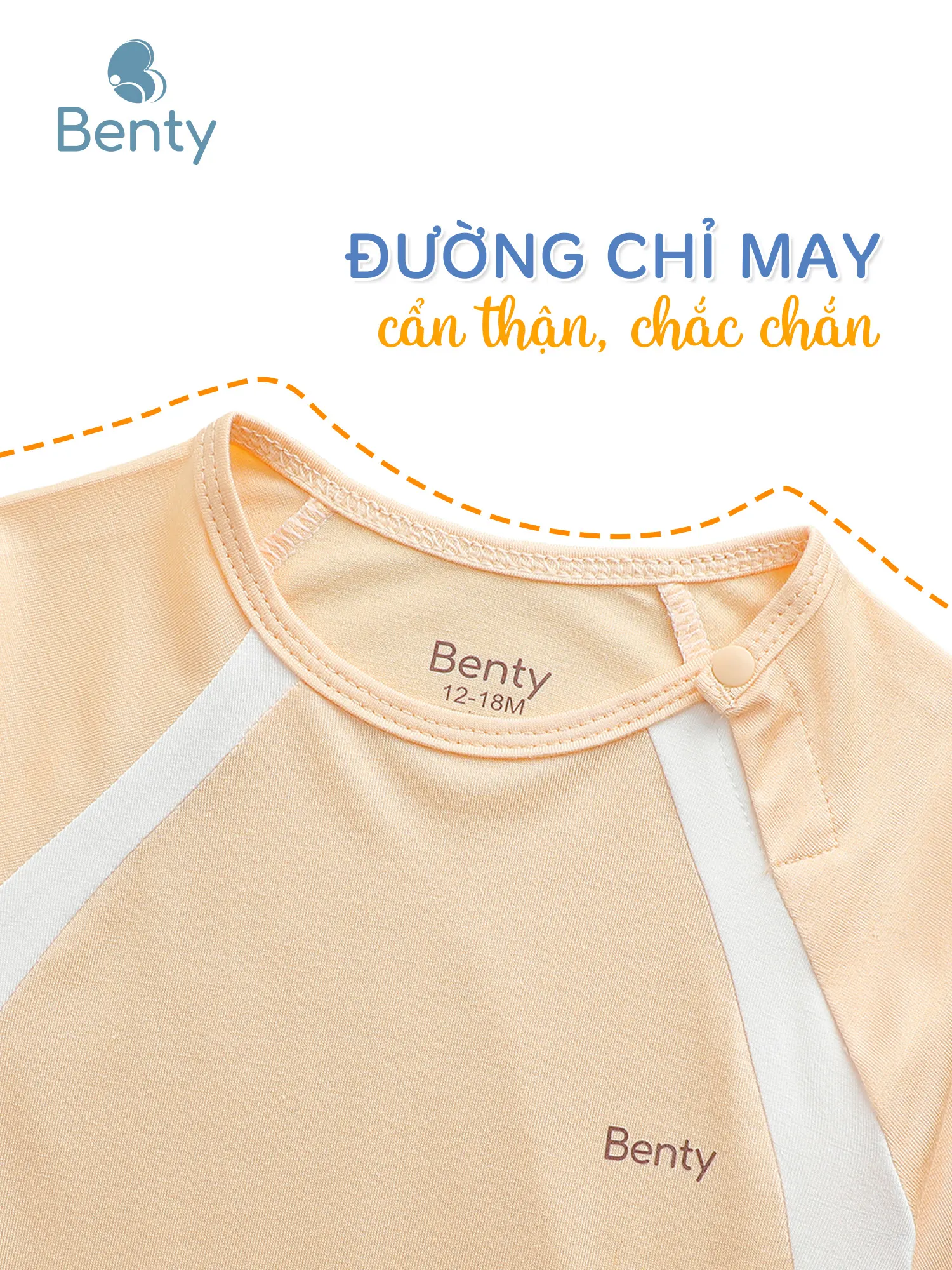 Bộ cộc tay cài chéo Raglan BENTY,đồ bộ cho bé trai và bé gái