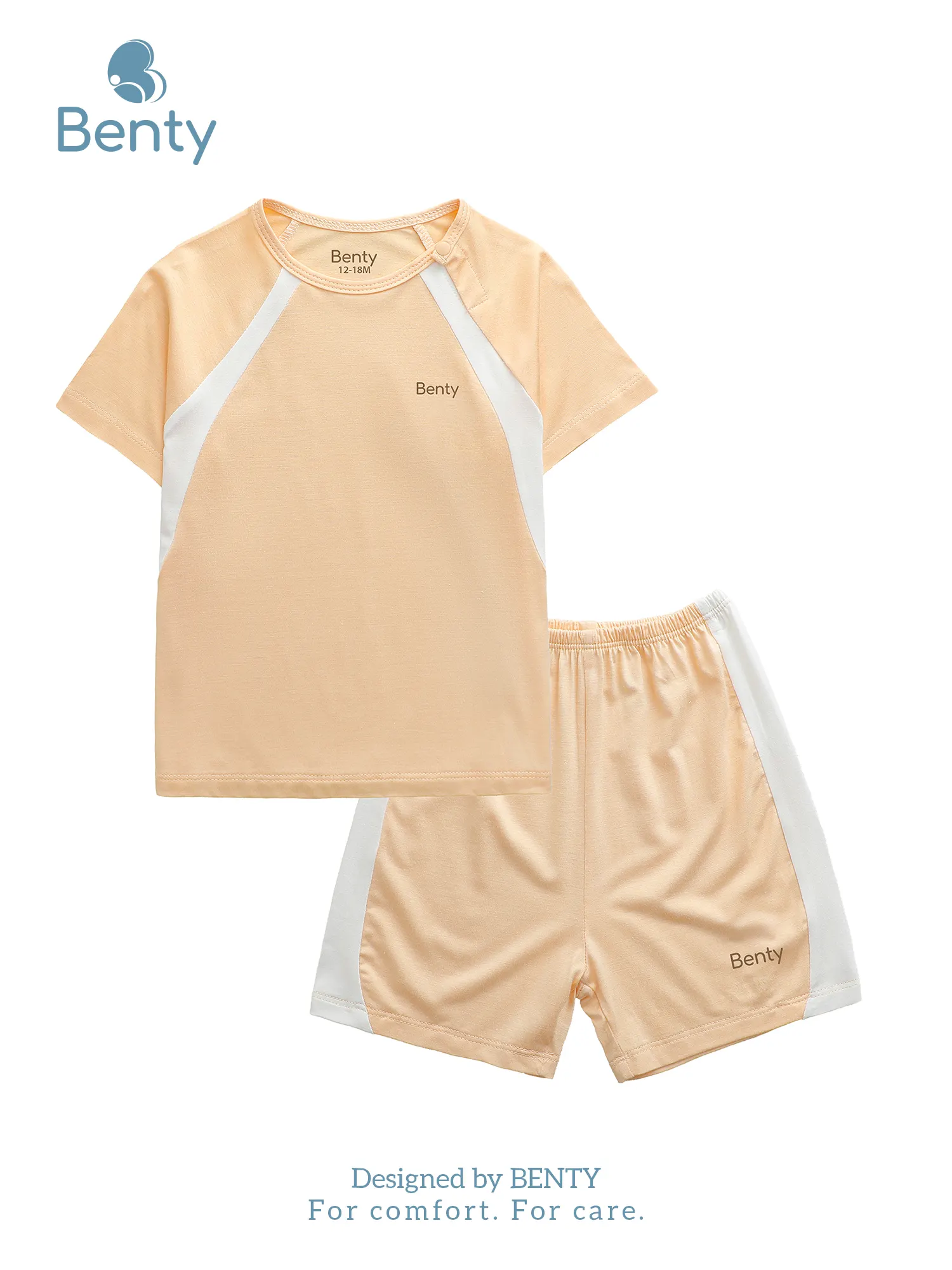 Bộ cộc tay cài chéo Raglan BENTY,đồ bộ cho bé trai và bé gái