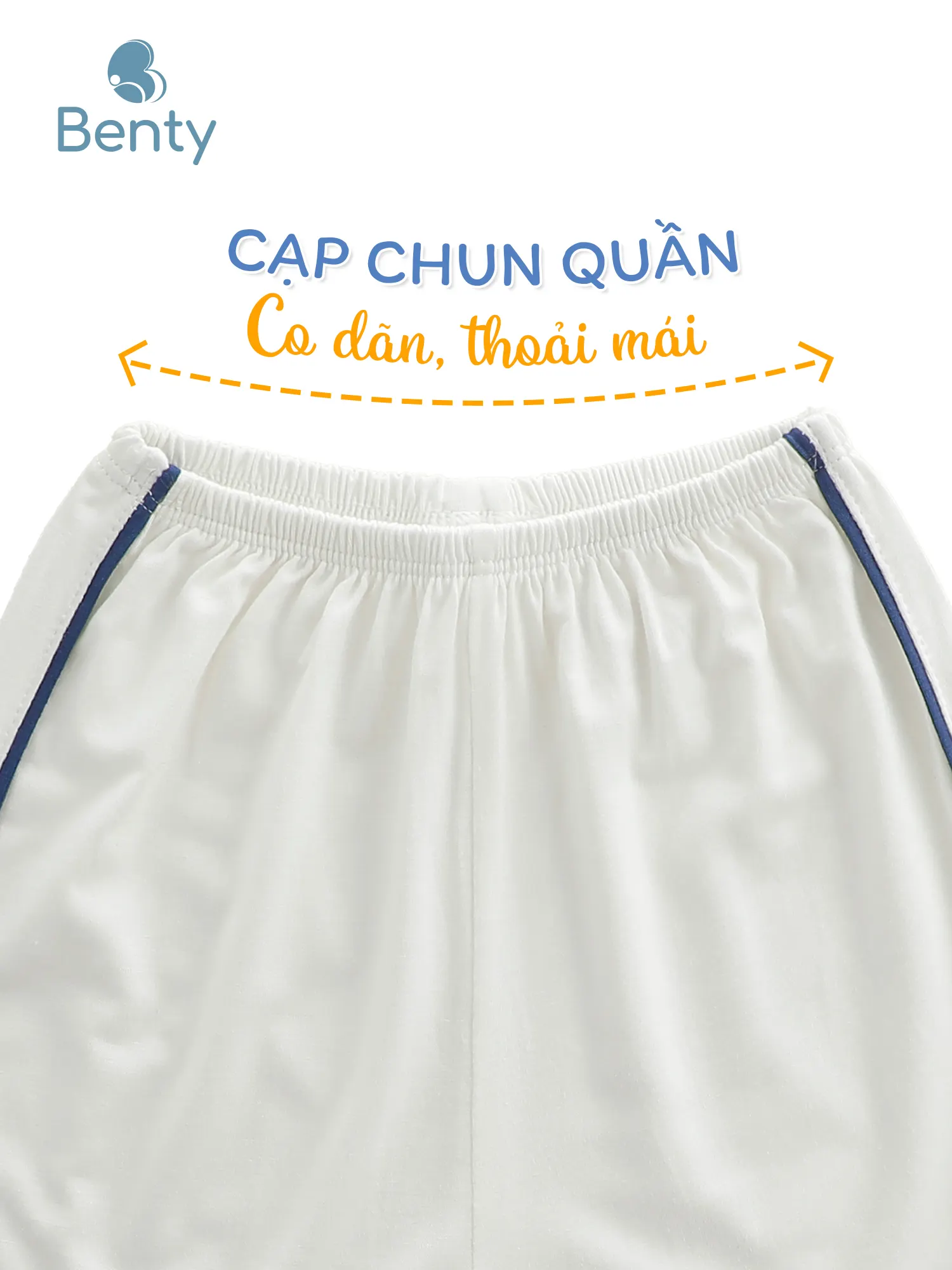 Bộ cộc tay cài chéo BENTY phối 2 viền, bộ cộc tay đáng yêu cho bé